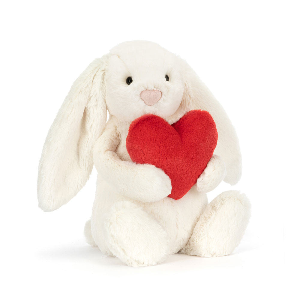 Bashful Red Love Heart Bunny 'Medium'